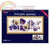 DOME 100403 Purple pansy