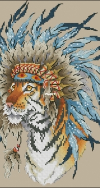 Tiger Spirit Animal by Katerina Besperstova