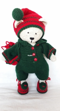 Chritmas Outfit for Teddy Bear / X-Mas Outfit for White Bear