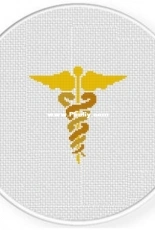 Daily Cross Stitch - Caduceus