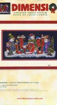 Dimensions - 8690 Joyful Snowmen XSD