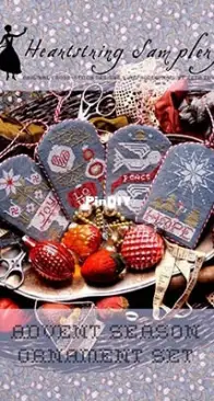Heartstring Samplery - Advent Season Ornament Set