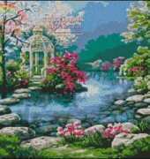 Cross Stitch Bazaar Stepping Stones