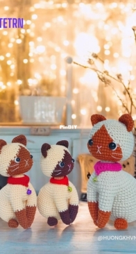 Siamese cat - Huongkhvncrochet - Houng Nguyen