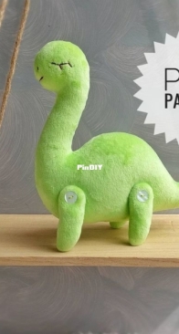 Jane Magic Craft - Brontosaurus Dinosaur Jointed Plush Toy Pattern