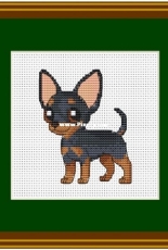 Toy Terrier by Natalia Dervish