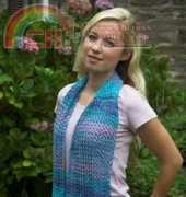 Plymouth Yarn Design Studio - F510 Cottonation Easy Lace Scarf by - Free