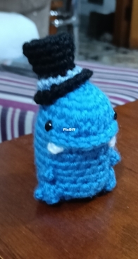 Tiny Trex with top hat