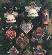 American School of Needlework ASN 3638 - Cross Stitch Ornaments on Perforated Plastic