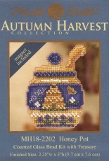 Mill Hill -  Autumn Harvest Collection MH18-2202 Honey Pot PCS + XSD