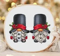MiAxStitch -  MiAxStitch - Snowman Gnomes by Minasyan Yana