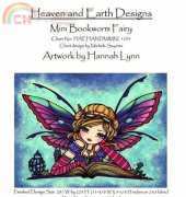 HAEHANDMIMNI1299 Mini Bookworm Fairy by Hannah Lynn
