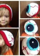 Sweet Southern Stitches - Krys Kraft Designs - Krystal Chew  - Eyeball Slouch Beanie