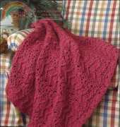 Rhapsody in Rose Afghan by Christina McNeese