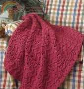 Rhapsody in Rose Afghan by Christina McNeese