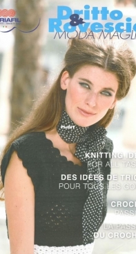 Adriafil Dritto and Rovescio Moda Maglia Magazine - N° 56 - English, French