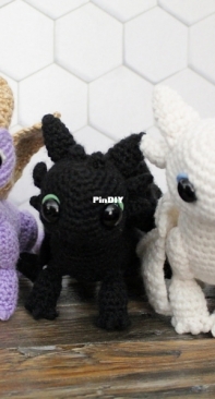 Inky Fox the Yarn Bandit - Emma Scanga - Dragons of Childhood Amigurumi