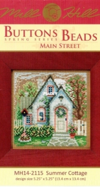 Mill Hill - Buttons & Beads Spring Series - Main Street MH14-2115 Summer Cottage XSD