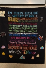 In this house...