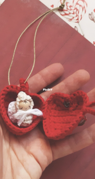 Elen Dan - Elena Daniliuk - Heart Locket with Angel