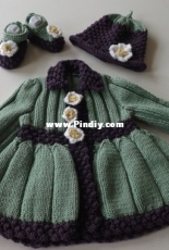 Bramble Baby Matinee Set C004 - Hampton Towers
