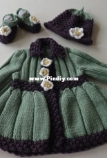 Bramble Baby Matinee Set C004 - Hampton Towers