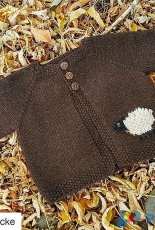 Bébé Chocolat Cardigan by Maree Buscke-English-Free