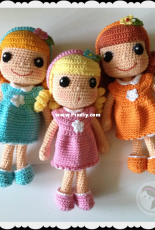AmigurumiBB - Vanja Grundmann - Colorful Lana Doll