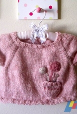 Nat and Callie Knits-Smock It Up Sweater by Natalie Haban-Free