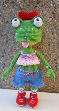 Cheerful and extremely frivolous, frog Klo