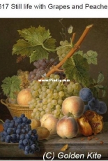 Golden Kite 2617 still life with Grapes and Peaches XSD