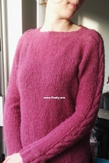 After the rain - pullover by Drops Garnstudio