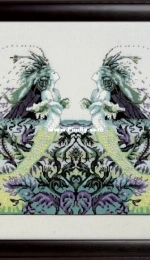 Mirabilia Cross Stitch Design MD174 - Echo Lake by Nora Corbett XSD