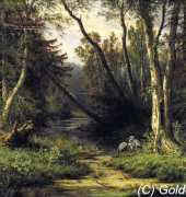 Golden Kite GK 1734 - Wood Landscape with Herons