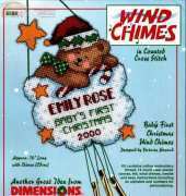 Dimensions 8588 - Baby First Christmas wind Chimes