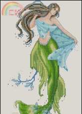 Cross Stitching Art CSA-29 The Siren of The Deep