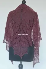 January Fairy Tale Shawl details 1 pattern by Kateryna Kazka-Russian