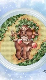 Eastern Calendar - Bull by Antonina Tretyakova