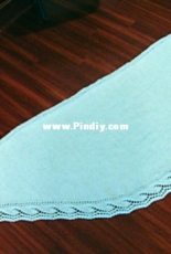 Aqua Waves Wrap by Jennifer Jones-Free