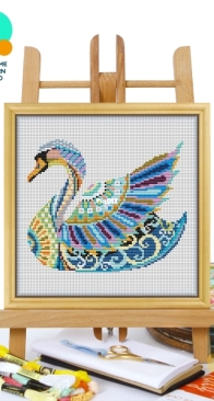 Awesome Pattern Studio - CS304 - Mandala Swan XSD