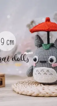 Guichai Crochet Dolls - Armano Ginji - Teechalit Wattanawongwisut - Little Lamp Series: Totoro - German