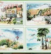 YEIDAM cross stitch 8b-760 Watercolor Story