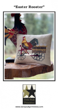Twin Peak Primitives - Easter Rooster by Nursun Kanber