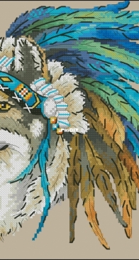 Wolf Spirit Animal by Katerina Besperstova