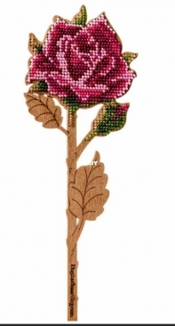 Wonderland Crafts - FLK-198 - Rose Ornament