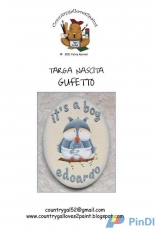 Countrygalloves2paint-Owl Doorhanger-Italian