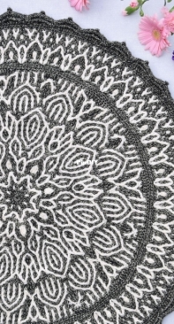 Lilla Bjorn Crochet - Tatsiana Kupryianchyk - Graphite Mandala