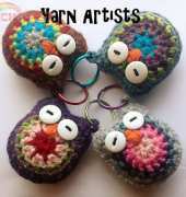 Yarn Artists Designs - Owl Key Chain - Free