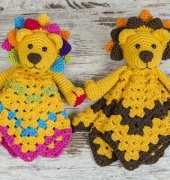 One and Two company- Carolina Guzman- Logan the Lion  Blanket-English