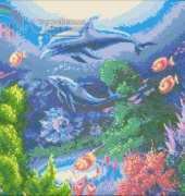 Dolphins Under the Sea